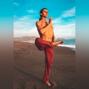 Cotton Flower Clothing Men's Breathable Pants Sz.M